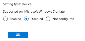 Disable Autofill Property